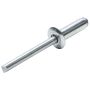 ALLSTAR PERFORMANCE ALL18040 Sm Hd Rivet Silver Alum 250pk