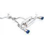 Invidia HS17IQ66GM1RT 2017+ Infiniti Q60 3.0 TT Silver Sport/Red Sport Gemini Rolled Titanium Tip Cat-back Exhaust