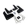 Rally Armor MF40-UR-BLK/WH Black Mud Flap/White Logo