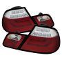 SPYDER 5073822 LED Tail Lights - Red Clear