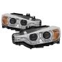 SPYDER 5084354 Projector Headlights - LED DRL - Chrome