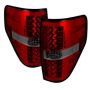 SPYDER 5012012 LED Tail Lights - Red Smoke
