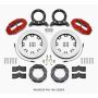 Wilwood 140-13928-R D8 Front Hat Kit 12.19in Rotor Red 76-77 Ford Bronco Dana 44 w/Lines