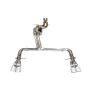 AWE Tuning 3020-42026 Audi B8.5 S4 3.0T Track Edition Exhaust - Chrome Silver Tips (102mm)