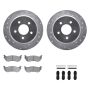 Dynamic Friction 7512-56077 Rotor Kit