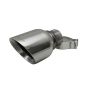 Corsa Performance TK007 Single 4.5in. Polished Pro-Series Universal Tip Kit (2.5in. Inlet-Clamp Included