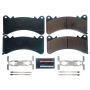 PowerStop Z23-1910 PowerStop - Z23 Daily Driver Carbon-Fiber Ceramic Brake Pads with Hardware Kit