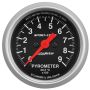 AutoMeter 3344-M GAUGE, PYROMETER (EGT), 2 1/16