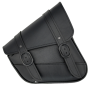 Willie & Max 59778-05 HD Sportsters,Custom Hard Tails Black Jack Swingarm Bag Dual Shock w/Blk Buckle - Black