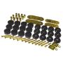 Prothane Chevy Conv Impala / Belair Body Mount Kit - Black