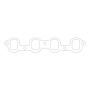 Cometic Gasket C5311-031 Cometic GM SB2.2 Small Block V8 .031in Fiber Intake Manifold Gasket Set - 2.085in x1.560in Ports