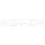 Cometic Gasket C5416-059 Cometic Chevy Gen1 Small Block V8 .059in CFM-20 Intake Manifold Gskt Set-Brodix IK 180/RR 180 Heads