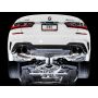 AWE Tuning 3020-43085 2019+ BMW M340i (G20) Track Edition Exhaust - Quad Diamond Black Tips