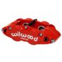 Wilwood 120-11782-RD Caliper-Narrow Superlite 4R - Red 1.12/1.12in Pistons 1.10in Disc