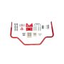 UMI Performance 64-72 GM A-Body 1in Tubular Rear Sway Bar Chassis Mounted