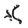aFe Power 46-20415-B BladeRunner Aluminum Hot and Cold Charge Pipe Kit Black w/ Turbo Muffler Delete