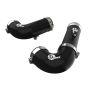 aFe Power 46-20454-B BladeRunner 3 IN & 3-1/2 IN Aluminum Hot and Cold Charge Pipe Kit Black