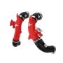 aFe Power 46-20558-R BladeRunner 2-1/2 IN Aluminum Hot Charge Pipe Red