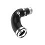 aFe Power 46-20698-B BladeRunner 2-1/2 IN Aluminum Hot Charge Pipe Black
