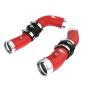 aFe Power 46-20724-R BladeRunner 2-1/2 IN & 3 IN Aluminum Hot and Cold Charge Pipe Kit Red
