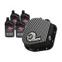 aFe Power 46-70152-WL aFe POWER Pro Series Differential Cover Black w/ Machined Fins & Gear Oil