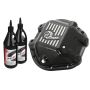 aFe Power 46-70162-WL Pro Series Rear Differential Cover Kit Black w/ Machined Fins & Gear Oil