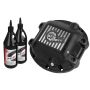 aFe Power 46-70192-WL Pro Series Rear Differential Cover Kit Black w/ Machined Fins & Gear Oil
