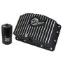 aFe Power 46-70322 aFe POWER Pro Series Engine Oil Pan Black w/ Machined Fins
