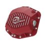 aFe Power 46-71000R Pro Series Rear Differential Cover Red w/ Machined Fins