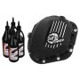 aFe Power 46-71101B Pro Series Front Differential Cover Black w/ Machined Fins & Gear Oil