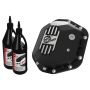 aFe Power 46-71111B Pro Series Rear Differential Cover Black w/ Machined Fins & Gear Oil