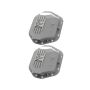 aFe Power 46-7111AA Street Series Dana 44 Front and Rear Differential Covers Raw w/ Machined Fins
