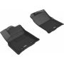 3D MAXpider 2018-2020 Toyota Tacoma Access/Double Cab Kagu 1st Row Floormat - Black