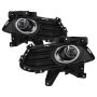 SPYDER 5085009 OEM Fog Lights W/Switch and Cover - Clear