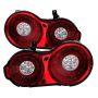 SPYDER 5082008 LED Tail Lights - Red Clear