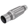 FORTLUFT 4401086 Exhaust Flex Connector with Extension Pipes 2.25''x8.00''x12.00'' Stainless Steel