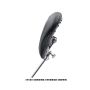Mustang Motorcycle 79590 Mustang 08-21 Harley Electra Glide,Rd Glide,Rd King,Str Glide Summit Dr Backrest Blk Pearls - Black