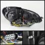 SPYDER 5074249 Projector Headlights - DRL - Black