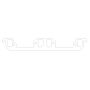 COMETIC GASKETS CAGC5558-064 Exhaust Manifold Gasket Set Dodge 5.2l/5.9L Mag.