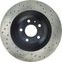 Stoptech 128.33117CR 07-10 Audi S6 Drilled Right Rear CRYO Rotor