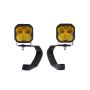 Diode Dynamics DD6749 10-21 Toyota 4Runner SS3 LED Ditch Light Kit - Yellow Pro Combo