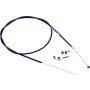 Bikers Choice 479990 Black Cvinyl Internal Throttle Cable Cut To Length 53 Inch Custom