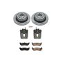 PowerStop KCOE5293 OE Stock Replacement Low-Dust Ceramic Brake Pad, Rotor and Caliper Kit