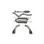 CORSA Performance 14864 Corsa 2012-2020 Scion FRS / Subaru BRZ Polished Sport Cat-Back Exhaust