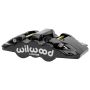 Wilwood 120-15526-BK Caliper - Aero6-DS Forged Six-Piston Caliper - 6.52in Piston 1.25in Rotor - Black