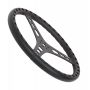 JOES RACING PRODUCTS JOE13533-B 13in LW Flat Steering Wheel Black Aluminum