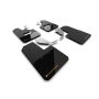 Rally Armor MF85-RB-ST-COR Black Mud Flap/Cy Orange Logo