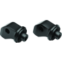 Kuryakyn 8893 Splined Front Peg Adapter 15-20 Scout Satin Black