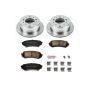 PowerStop KOE1134 OE Stock Replacement Low-Dust Ceramic Brake Pad and Rotor Kit