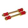Prothane Universal End Link Set - 4 3/4in Mounting Length - Red